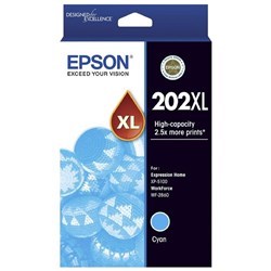 EPSON 202XL CYAN INK CARTRIDGE High Yield