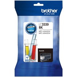 BROTHER LC3339XL BLACK HIGH YIELD INK CARTRIDGE