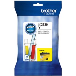BROTHER LC3339XL YELLOW HIGH YIELD INK CARTRIDGE