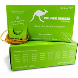BOUNCE RUBBER BANDS 12 100G SIZE 12 100GM BOX