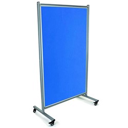 VISIONCHART MOBILE PINBOARD MODULO Double-Sided Blue 1800 x 1000mm