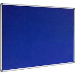 VISIONCHART PINBOARD FELT 1200 x 900mm Royal Blue DISCONTINUED