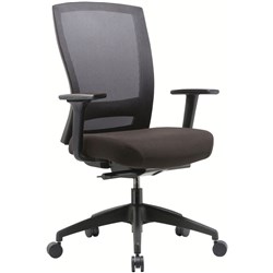 Buro Mentor Mesh Back Task Chair With Arms RRP $625.46 Black Fabric Seat
