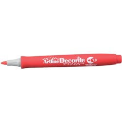 Artline Decorite BULLET RED 1.0mm Standard MARKERS Box of 12