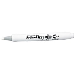 Artline Decorite BULLET WHITE 1.0mm Standard MARKERS Box Of 12