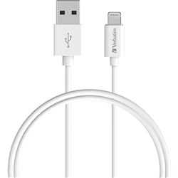 Verbatim Lightning Cable 1m White USB-A TO I-PHONE
