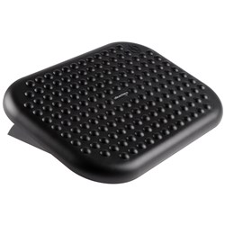 OFFICE CHOICE FOOT REST HEIGHT ADJUSTABLE WITH MASSAGE BUMP Black