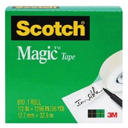 SCOTCH 810 MAGIC TAPE * 12X33 12MMx33M
