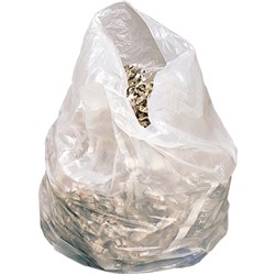 GARBAGE BAGS Large 36 Litre 680x590mm White pack 50 OUTER BOX IS 20 PACKS