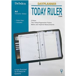 DEBDEN DAYPLANNER REFILL TODAY RULER 2 PK A4
