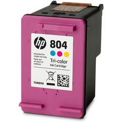 HP INK CARTRIDGE 804 COLOUR T6N09AA XX