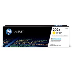 HP 202X YELLOW TONER CF502X 2,500 PAGES