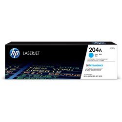 HP TONER 204A CYAN CF511A CARTRIDGE