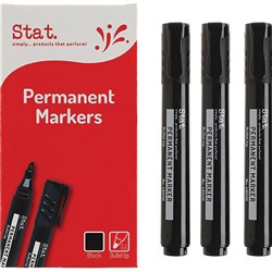 STAT BLACK PERMANENT MARKER 2mm BULLET POINT BTS