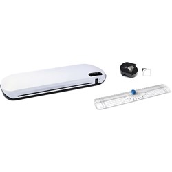 STAT A3 LAMINATOR WITH TRIMMER WHITE