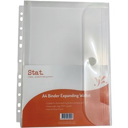 STAT BINDER WALLET A4 Expanding Clear BTS