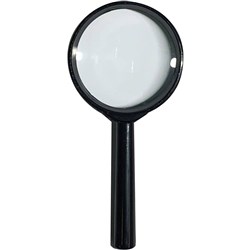 STAT MAGNIFYING GLASS 75mm Black 2X MAGNIFICATION