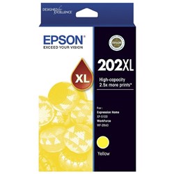 EPSON 202XL YELLOW INK High Yield CARTRIDGE