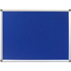 RAPIDLINE PINBOARD 1500mm W x 900mm H x 15mm T Blue