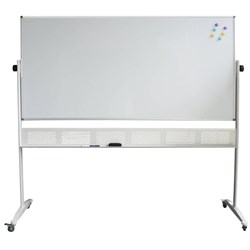 RAPIDLINE MOBILE WHITEBOARD 1800mm W x 900mm H x 15mm T White MAGNETIC