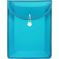 Marbig Document Wallet Aqua A4 Top Load limited stock