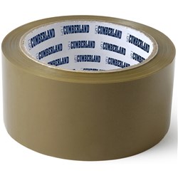 Cumberland Packaging Tape 45 Micron 48mmx75m Packing tape BROWN Pack of 6
