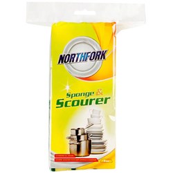 NORTHFORK SPONGE WITH SCOURER PACK OF 6 DISCONTINUED