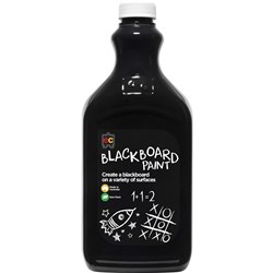 EC Blackboard Paint BLACK 2 LITRE