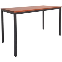 Rapidline Tall Drafting Table 1500Wx750Dx900mmH Black Frame Cherry Top