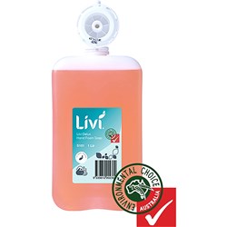 LIVI DELUX FOAM HAND 1 LITR SOLD PER POD