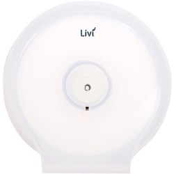 LIVI SINGLE JUMBO ROLL TOILET TISSUE DISPENSER