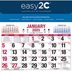 Ese-2C MAGNETIC CALENDAR 210 X 223mm