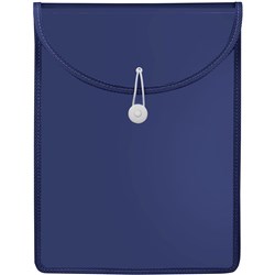 Marbig Document Wallet Navy A4 Top Load