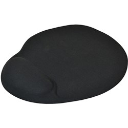 ITALPLAST MOUSE PAD GEL WRIST SUPPORT   BLACK