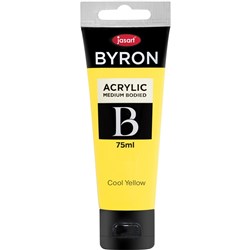 Jasart Byron Acrylic Paint 75ml Cool Yellow