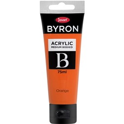 Jasart Byron Acrylic Paint 75ml Orange