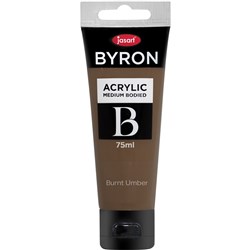 Jasart Byron Acrylic Paint 75ml Burnt Umber