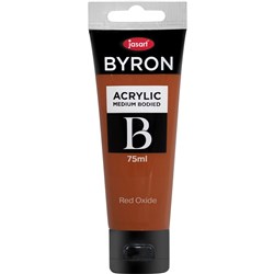 Jasart Byron Acrylic Paint 75ml Red Oxide
