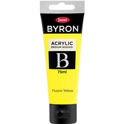 Jasart Byron Acrylic Paint 75ml Fluoro Yellow