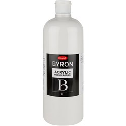 Jasart Byron Acrylic Paint 1 Litre White