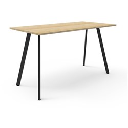 Eternity High Bar Table 1050Hx1500Wx750D Oak Top Black Frame
