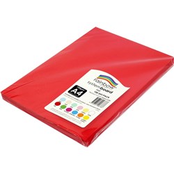 Rainbow System Board Red A4 150gsm 100 Sheets