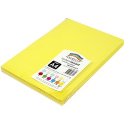 Rainbow System Board Sunshine Yellow A4 150gsm 100 Sheets