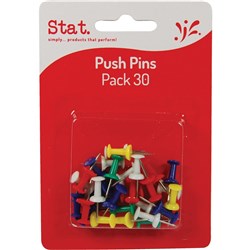 PUSH PINS STAT PACK OF 30