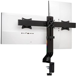 Kensington Monitor Riser Space Saving Dual Black