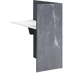 GOP Sorrento Reception Counter W900 x D600 x H1150mm *Return Only* Marble Charcoal