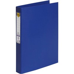 Marbig® Linen PE Binder A4 3D 25mm Blue
