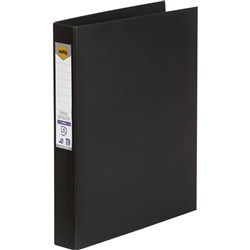 Marbig® Linen PE Binder A4 4D 25mm Black