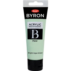 Jasart Byron Acrylic Paint 75ml Bright Aqua Green/mint