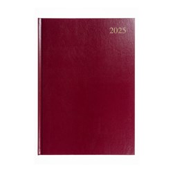 Collins Essential Diary A4 WTO MAROON